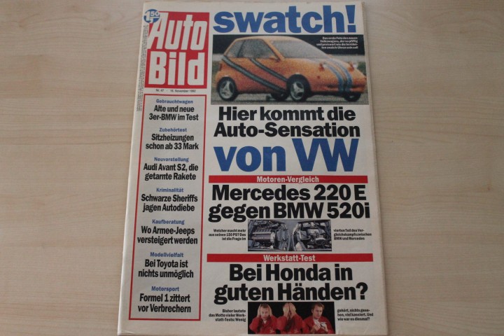 Deckblatt Auto Bild (47/1992)
